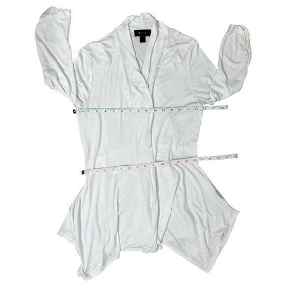 AB Studio Women's Off White Cardigan Sweater - Picture 9 of 11